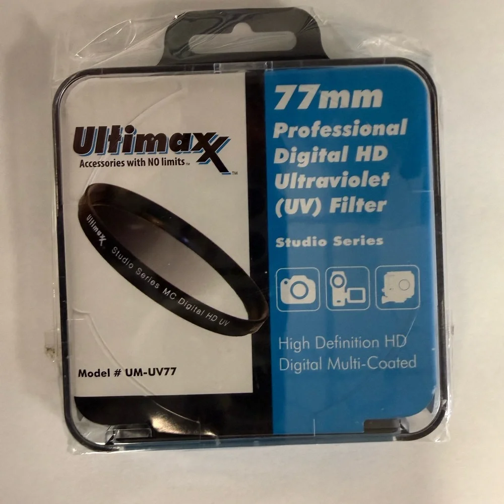 Ultimaxx 77mm Professional Digital HD UV Filter - Black